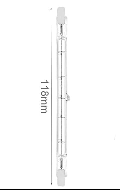 WOLTHID R7s Halogen Bulb 118mm 150W Dimmable 110V J118 Linear Floodlight Warm White 2700K