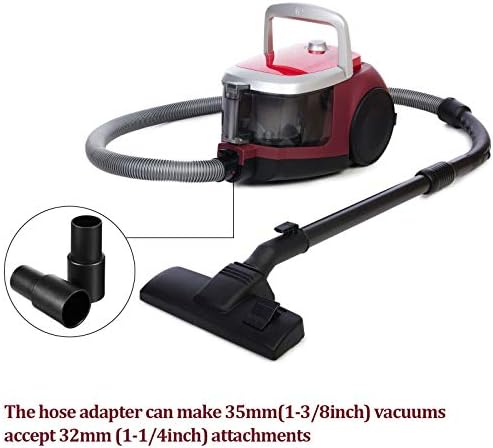 Honoson 35mm to 32mm Vacuum Hose Adapter 2‑Pack Plastic