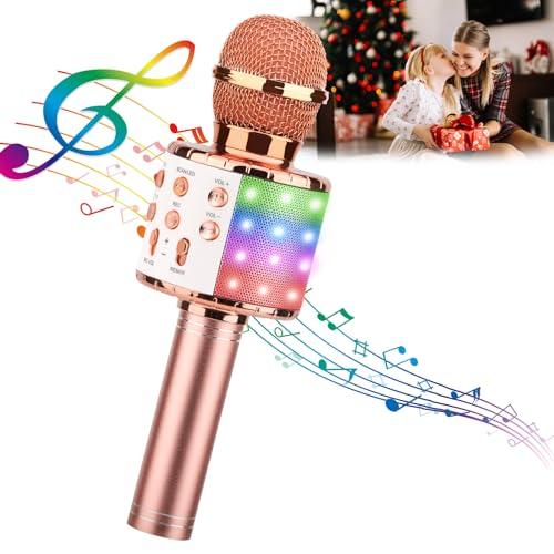 ShinePick 4-in-1 Wireless Karaoke Microphone with LED Lights - Gomix Brands Outlet