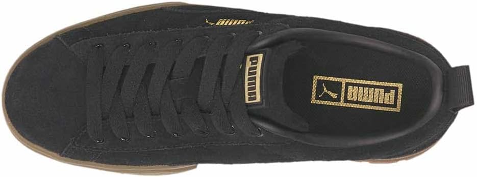 PUMA Mayze Black Team Gold Women's Platform Sneakers - Stylish & Comfortable