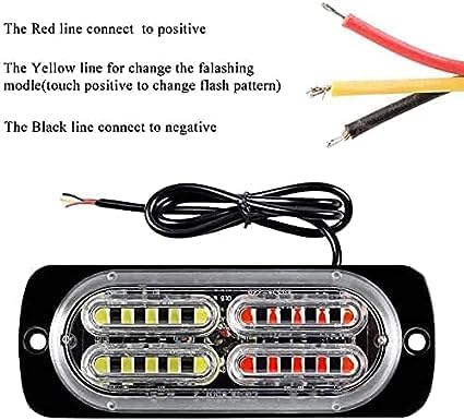 SHANJIA LED-20T 20LED Car Side Marker Lights 4-Pack
