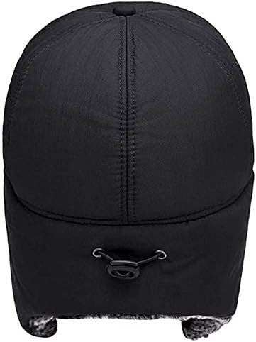 Men's Thermal Windproof Trapper Hat with Removable Face Mask