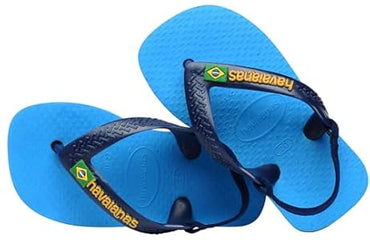 Havaianas Brasil Logo Baby Unisex Flip Flops - Comfortable Durable Toddler Sandals