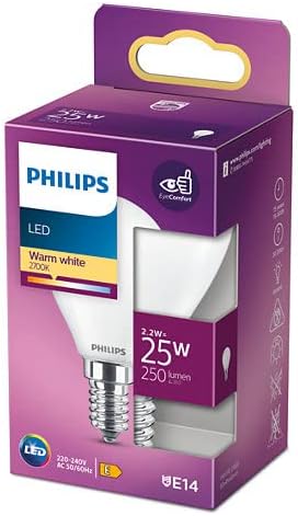 Philips E14 LED Classic Light Bulb 25W 2700K White