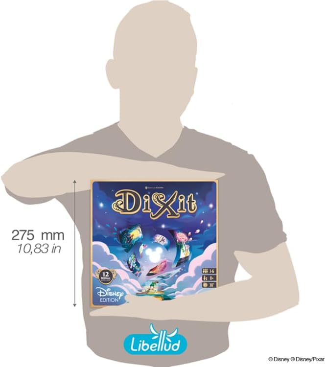 Disney Dixit Board Game – 84 Magical Cards for Family Fun