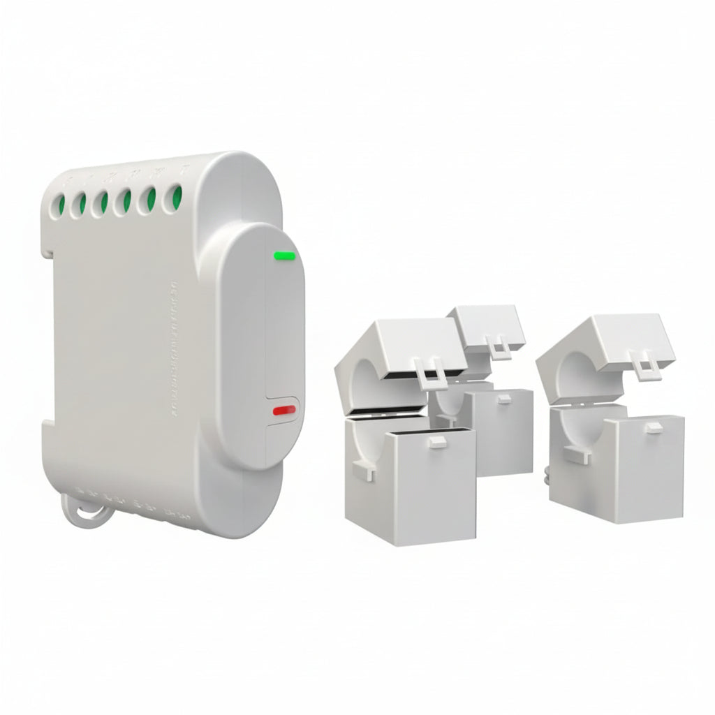 Shelly 3EM Smart 3-Channel Energy Meter Switch White