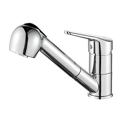 Ibergrif Roma Chrome Kitchen Faucet with Pull-Out Sprayer Extendable Hose - Gomix Brands Outlet
