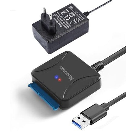 Mueuton USB 3.0 to SATA III Adapter with Power Supply