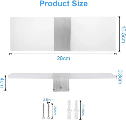 Modern LED Acrylic Wall Lamp 12W Cold White Light - Gomix Brands Outlet