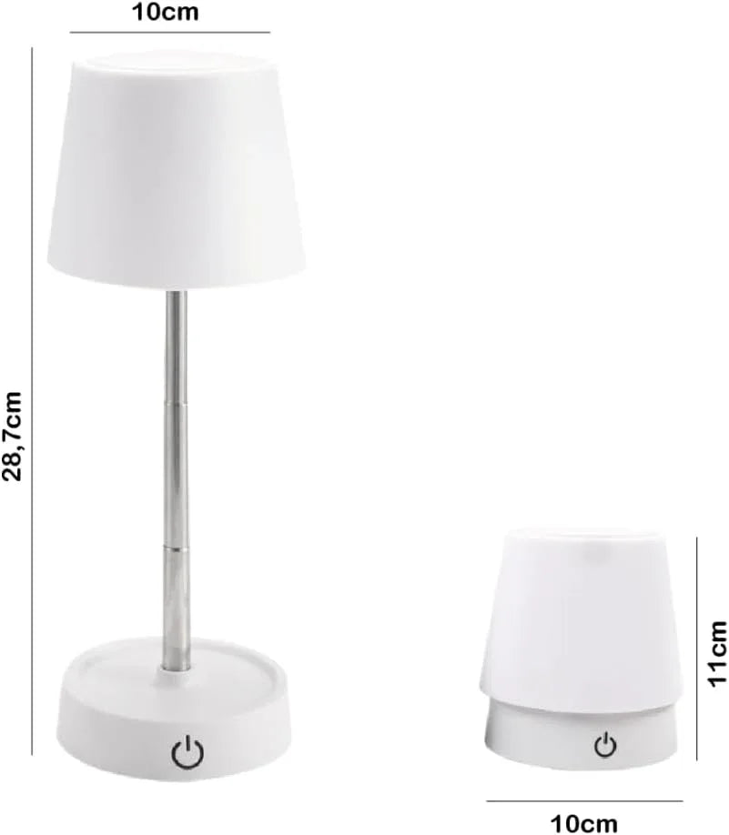 Premium Retractable Rechargeable LED Desk Lamp with Adjustable Neutral Light - Gomix Brands Outlet