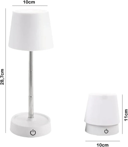 Premium Retractable Rechargeable LED Desk Lamp with Adjustable Neutral Light - Gomix Brands Outlet