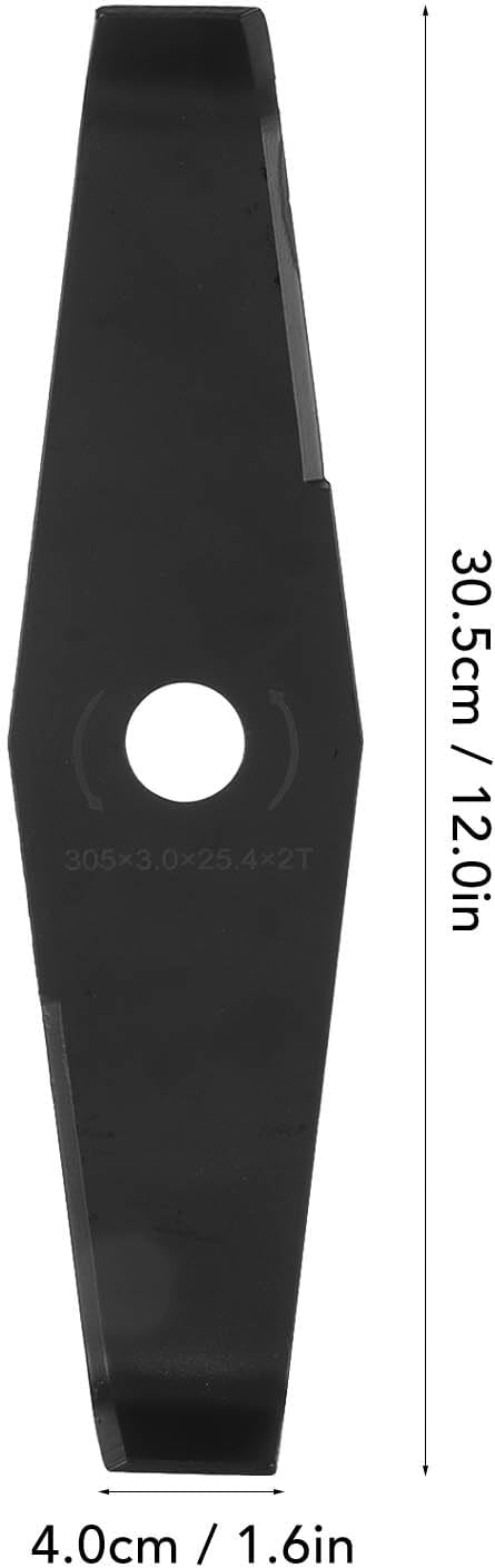BROLEO Universal Stainless Steel Mulching Brushcutter Blade for Thick Vegetation Trimming