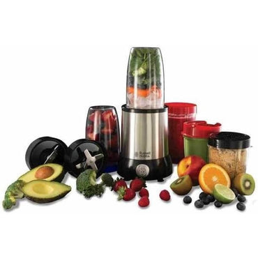 Russell Hobbs NutriBoost Multifunctional Blender: Powerful 0.9 HP Motor, 22,000 RPM, 5 BPA-Free Containers
