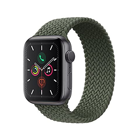 Unisex Nylon Braided Solo Loop Watch Band for Apple Watch