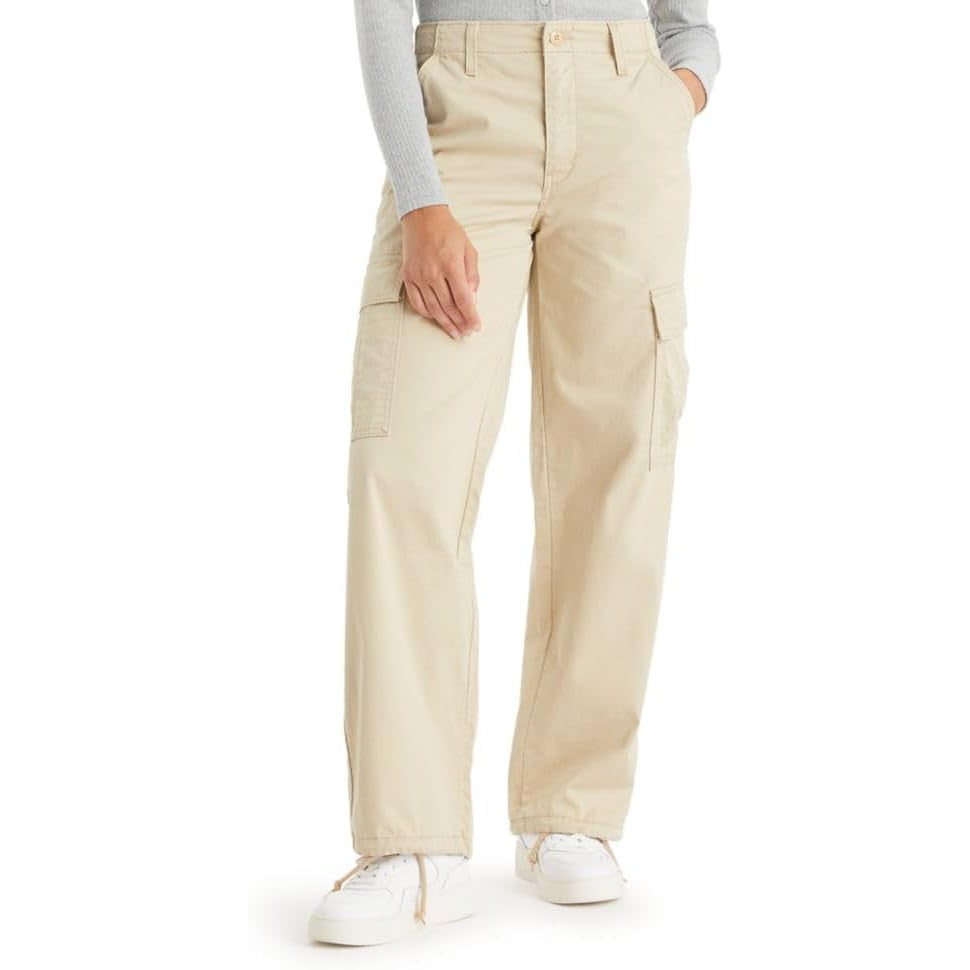 Levi's Women's 94 Baggy Cargo Pants – Classic Denim Utility