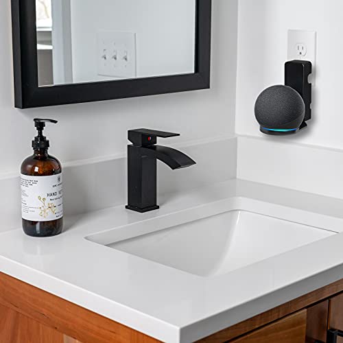 SHINAR Outlet Wall Mount for Echo Dot 4th/5th Gen & Echo Pop – Built-In Cable Management