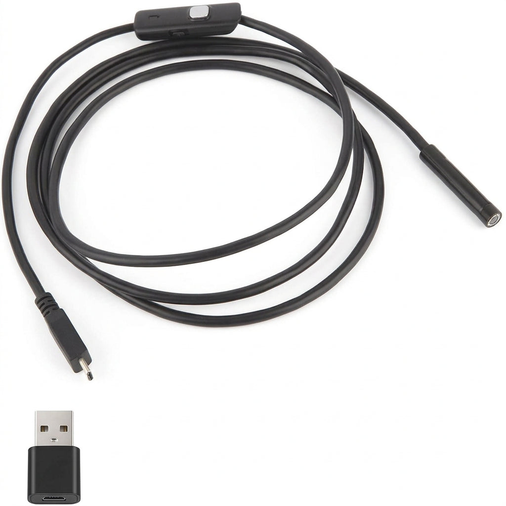 beertoy Borescope Inspection Camera 1.3MP Waterproof 6 LED 7mm USB