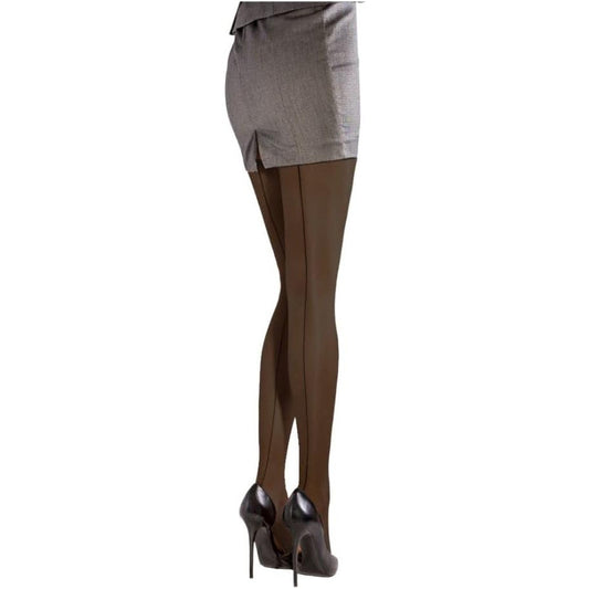 Cecilia de Rafael Sevilla Chic Seamed High-Gloss Tights
