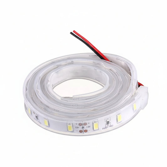 MASUNN 1M 5630 SMD LED Silicone Strip Waterproof Cool White 12V