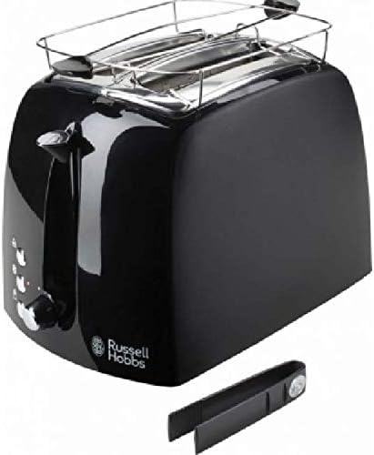 Russell Hobbs Textures 2-Slice Cast Iron Toaster with Wide Slots