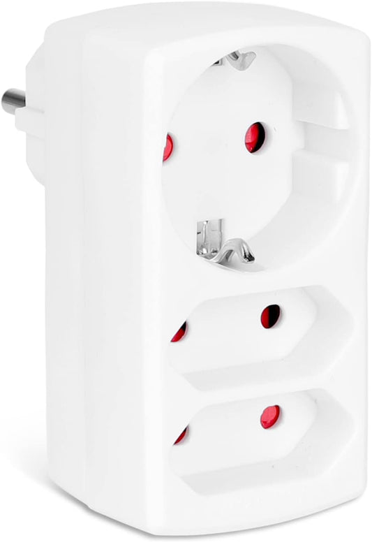 Portable 3 Way Power Socket