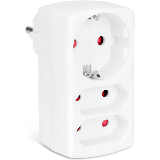 Portable 3 Way Power Socket