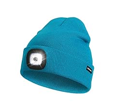 Rechargeable LED Lighted Beanie Hat – Bright Hands-Free Headlamp for Winter