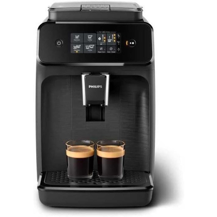 Philips 1200 Series Automatic Espresso Machine: Fresh Brewed Coffee & Milk Frother