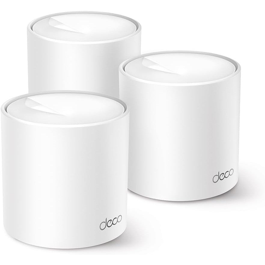TP-Link Deco X1500 3‑Pack Mesh Wi‑Fi 6 Dual Gigabit Router