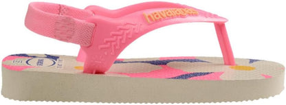 Havaianas Baby Mini Me Beige Tongue Sandals for Girls