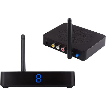 5.8GHz 8-Channel Wireless RCA Video Audio Transmitter with IR Remote