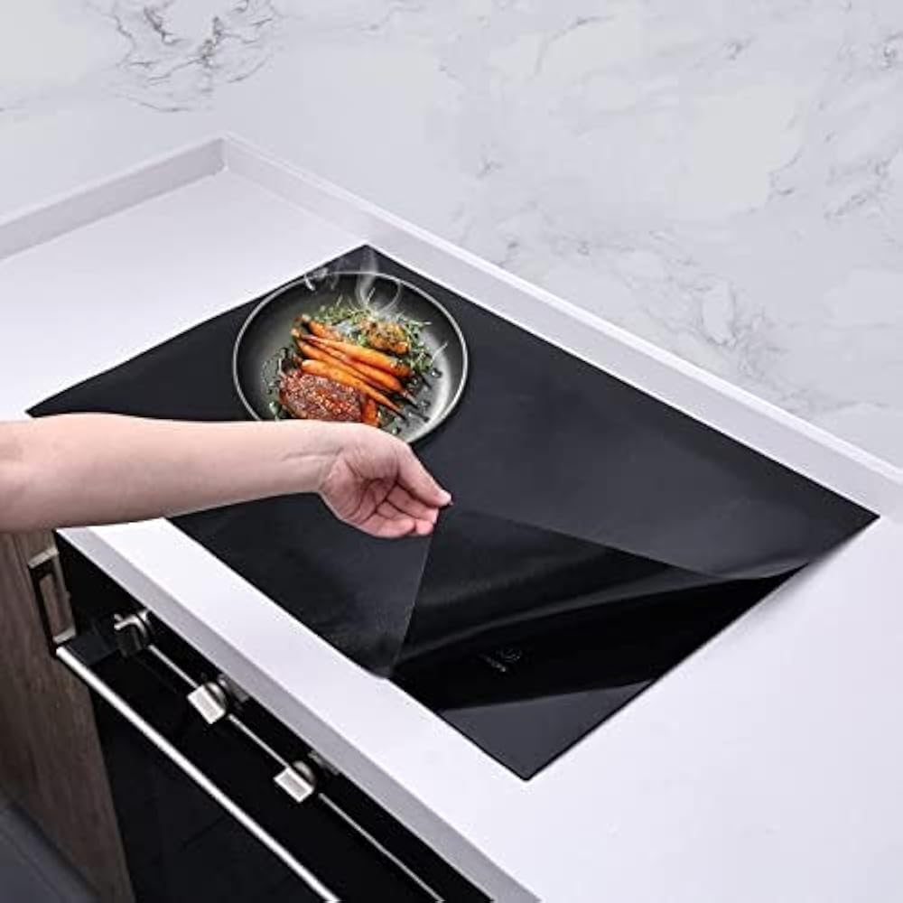 Willstar Silicone Induction Cooker Cover Black Heat-Resistant