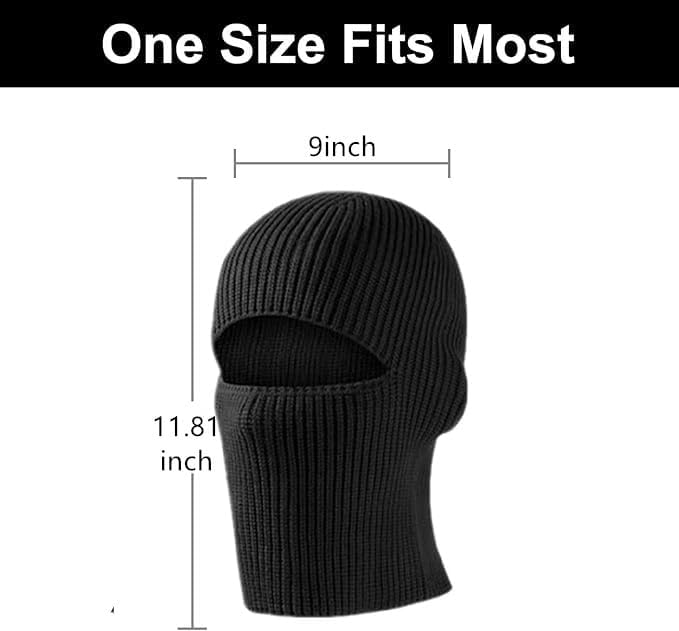 Men's 2-in-1 Warm Balaclava Ski Mask with Beanie