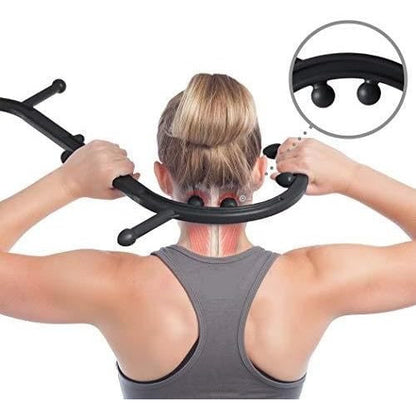 Sokiss S-Shaped Deep Tissue Self Trigger Point Massage Stick Black