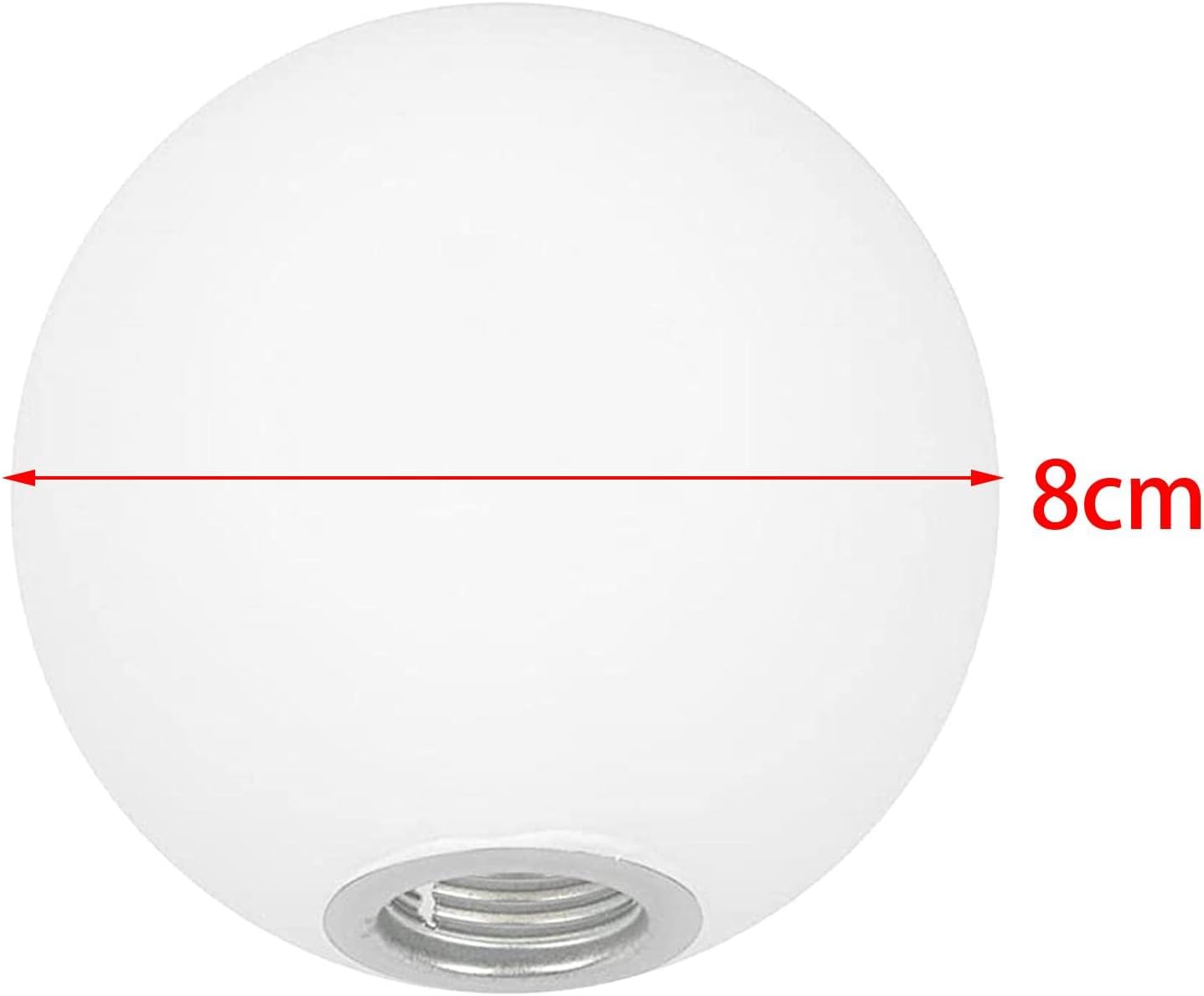 LOVIVER 8cm Glass Ball Lamp Shade for G9 Bulb