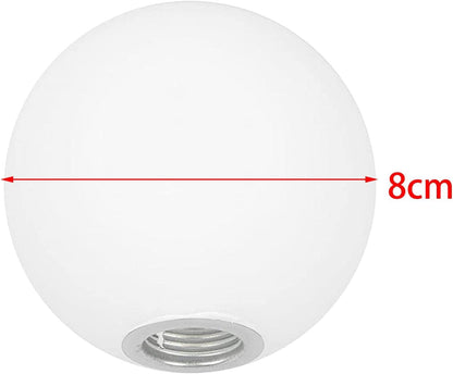 LOVIVER 8cm Glass Ball Lamp Shade for G9 Bulb