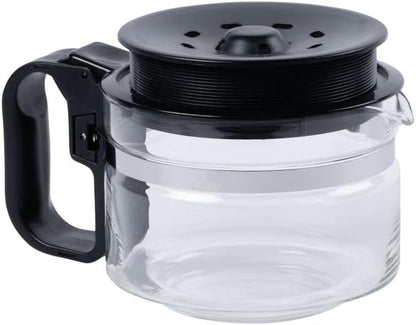 Fackelmann Universal Glass Coffee Pot Carafe, Adjustable Lid for 9-12 Cups