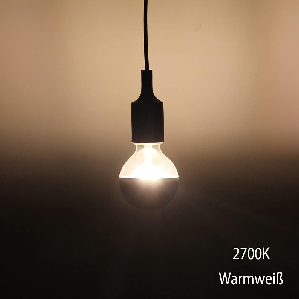 KOOYWAN G95 LED Globe Bulb 6W Dimmable 2700K E27