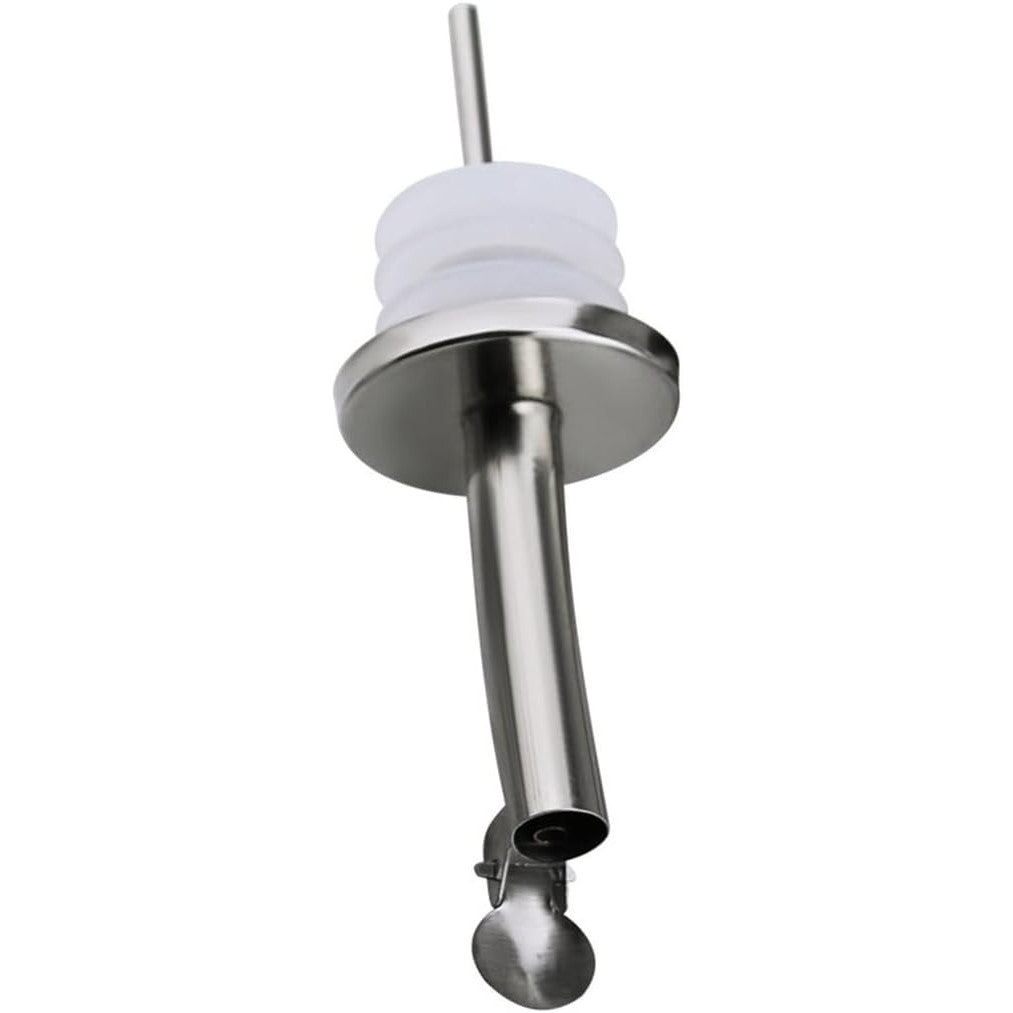 Premium Stainless Steel Wine Bottle Stoppers Set of 5 with Leakproof Pourers