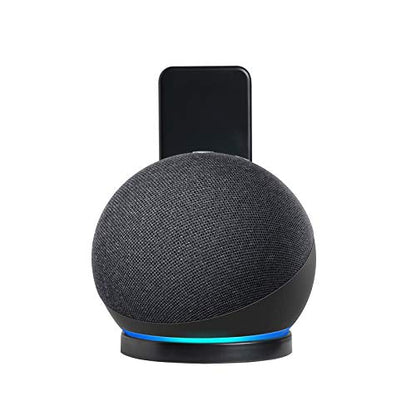 SHINAR Outlet Wall Mount for Echo Dot 4th/5th Gen & Echo Pop – Built-In Cable Management