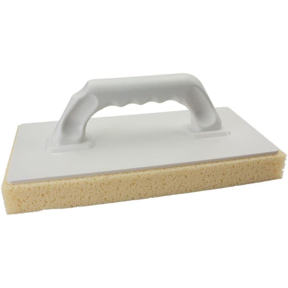 Hydro-Rubbing Board for Tile Cleaning: Plastic Base, Sponge Pad, 11x5.5-inch