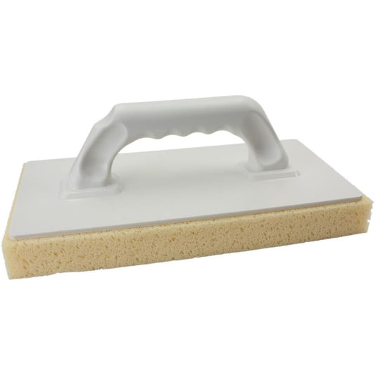 Hydro-Rubbing Board for Tile Cleaning: Plastic Base, Sponge Pad, 11x5.5-inch
