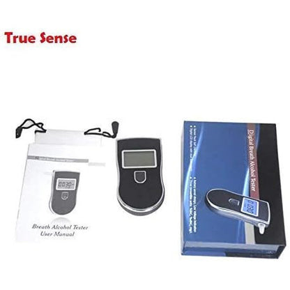 True Sense AT-818 Portable Digital Breathalyzer with 5 Mouthpieces