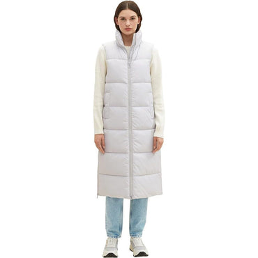 Tom Tailor Denim Hybrid Padded Vest with High Collar for Men