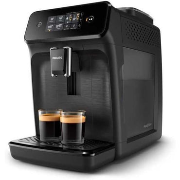 Philips 1200 Series Automatic Espresso Machine: Fresh Brewed Coffee & Milk Frother