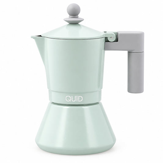 Quid Ozon Cast Aluminium Coffee Maker Green 3 Cups