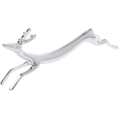 Elegant Metal Alloy Chopstick and Utensil Holder with Decorative Design