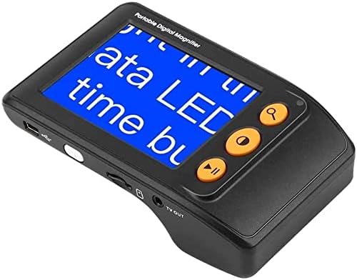 Glomora Portable Digital Magnifier with 3.5" LCD, 2-32x Zoom