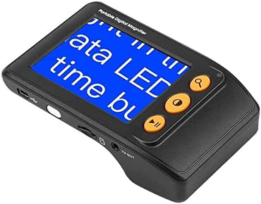 Glomora Portable Digital Magnifier with 3.5" LCD, 2-32x Zoom
