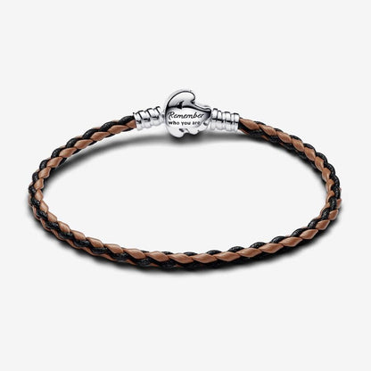 PANDORA Disney Lion King Leather Bracelet for Women Brown